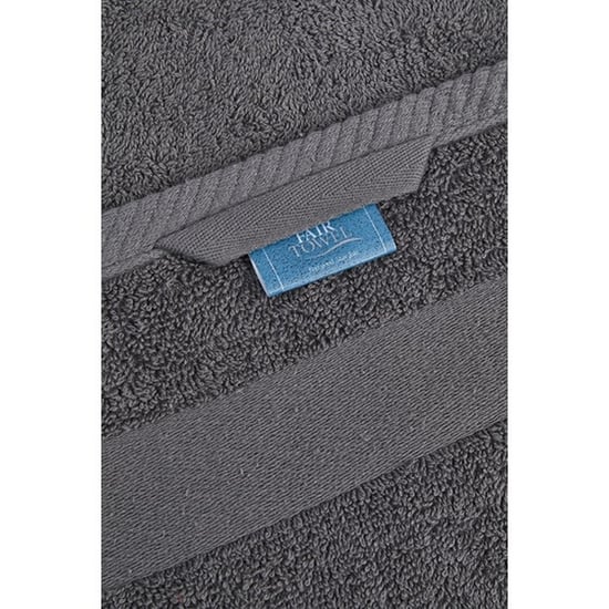 Fair Towel - Badetuch "Cozy", Baumwolle aus biologischem Anbau (Dunkelgrau) - Image 2