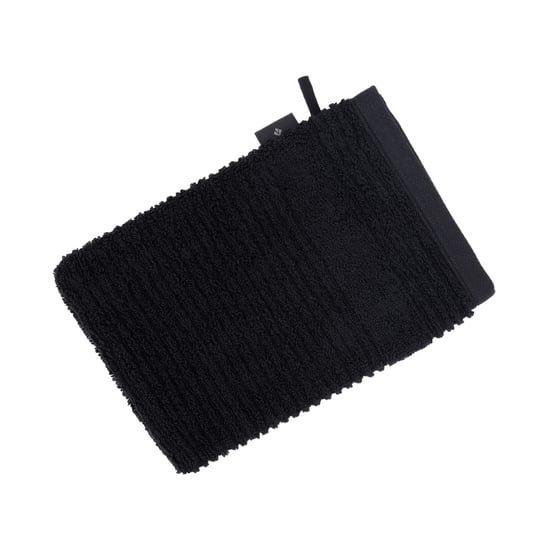 Vossen - Frotteehandtuch Waschhandschuhe "Tomorrow" (Schwarz) - Image 1