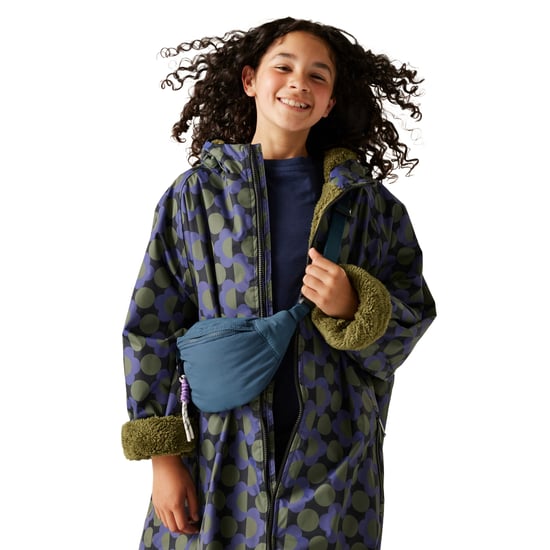 Regatta - "Orla Kiely" Robe für Kinder (Blau/Dunkel-Olive) - Image 4