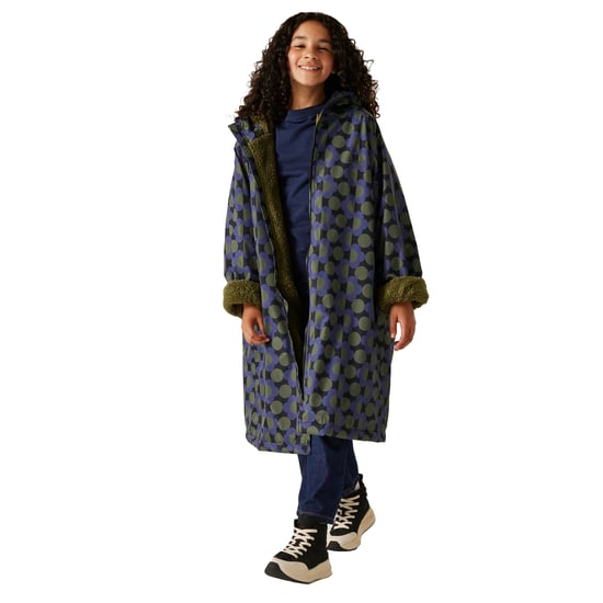 Regatta - "Orla Kiely" Robe für Kinder (Blau/Dunkel-Olive) - Image 5