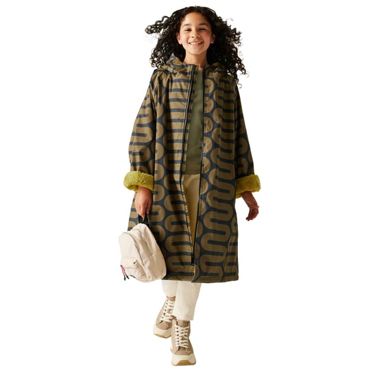 Regatta - "Orla Kiely" Robe für Kinder (Oliv) - Image 5