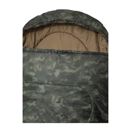 Mountain Warehouse - "Apex" Tarnmuster Schlafsack, Quadratisch, Zwischensaison (Dunkel-Khaki) - Image 3