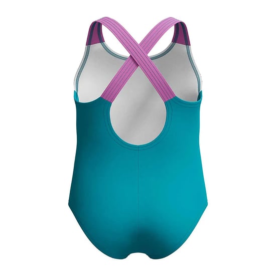 Speedo - "Learn To Swim" Badeanzug Gekreuzte Rückenträger für Baby-Girls (Blau) - Image 2