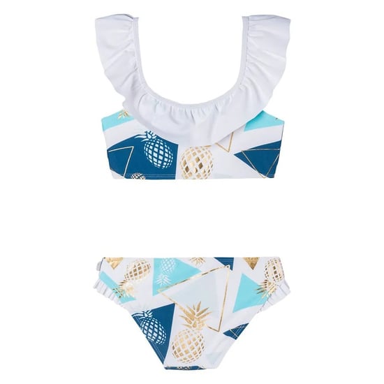 Aquawave - "Charlotte" Zweiteiliger Badeanzug für Mädchen (Weiß/Blau) - Image 2