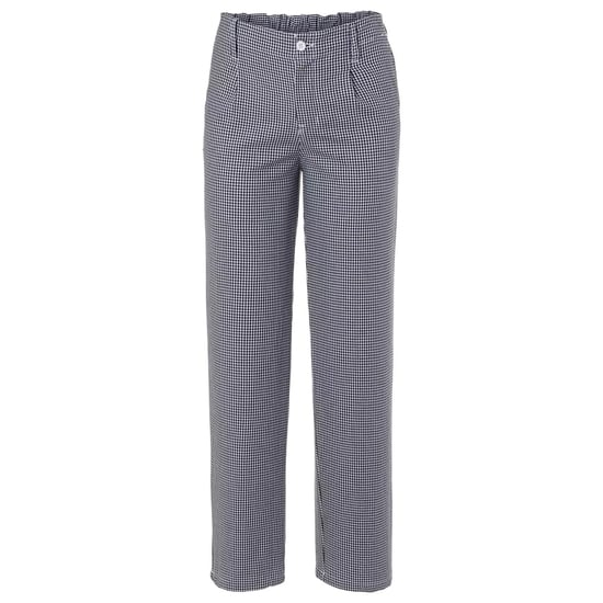 Karlowsky - "Basic" Kochhose für Herren/Damen Unisex (Schwarz/Weiß) - Image 1