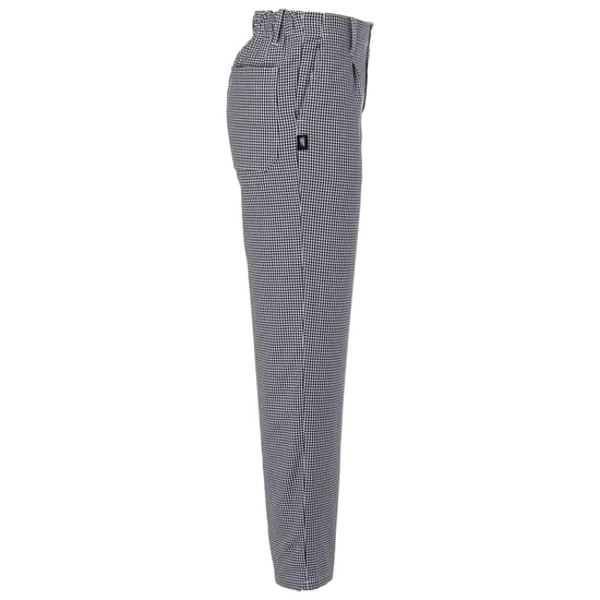 Karlowsky - "Basic" Kochhose für Herren/Damen Unisex (Schwarz/Weiß) - Image 3