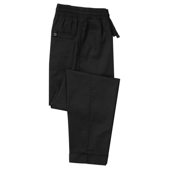 Premier - Kochhose für Herren/Damen Unisex (Schwarz) - Image 1