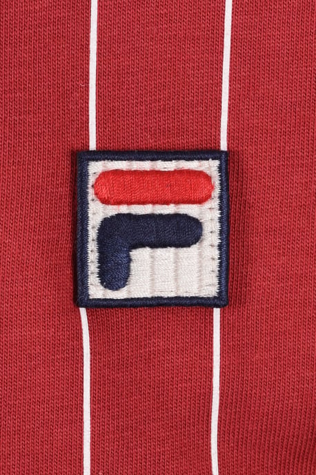 FILA CLASSIC BB1 STRIPED POLO GARNET/GARDENIA/FILA NAVY - Image 3