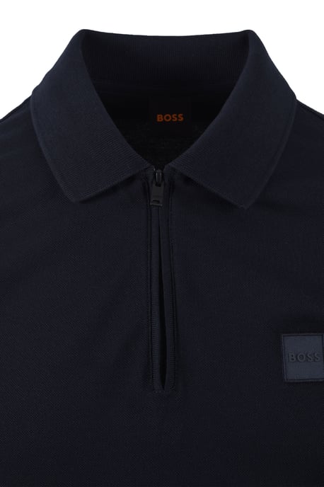 Boss Orange PASSERZIP POLO DARK BLUE - Image 2