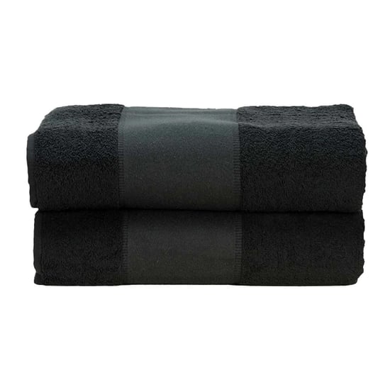 ARTG - Badetuch "Print-Me" (Schwarz) - Image 2