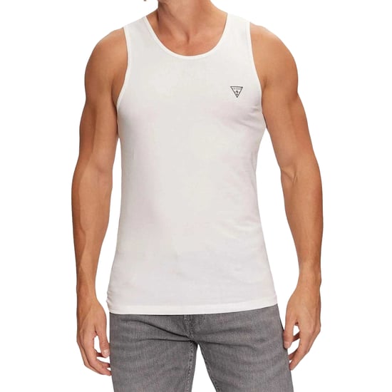 Guess - Ärmelloses Oberteil für Herren, Racerback (Aufgehelltes Weiß) - Image 1