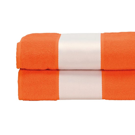 ARTG - Badetuch "Subli-Me" (Leuchtend Orange) - Image 2