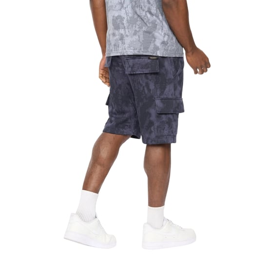 Crosshatch - "Bardon" Cargo-Shorts für Herren (Marine Tarnmuster) - Image 2