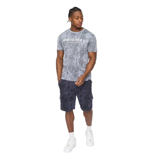 Crosshatch - "Bardon" Cargo-Shorts für Herren (Marine Tarnmuster) - Image 3