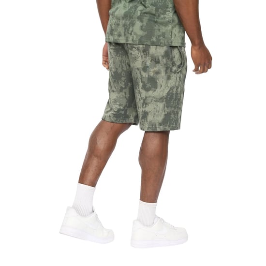Crosshatch - "Bardon" Sweat-Shorts für Herren (Oliv Tarnmuster) - Image 2