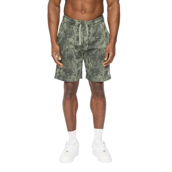 Crosshatch - "Bardon" Sweat-Shorts für Herren (Oliv Tarnmuster) - Image 4