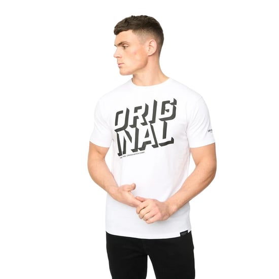 Crosshatch - "Protrax" T-Shirt für Herren, Baumwolle (Weiß) - Image 4
