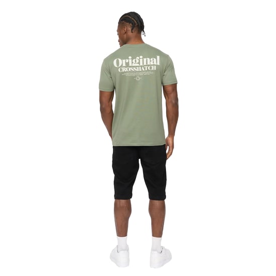 Crosshatch - "Simtanks" T-Shirt für Herren (Oliv) - Image 2