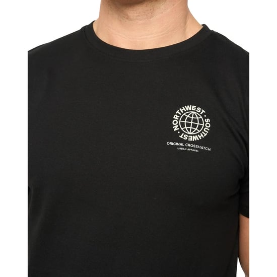Crosshatch - "Chittingtons" T-Shirt für Herren (Schwarz) - Image 3