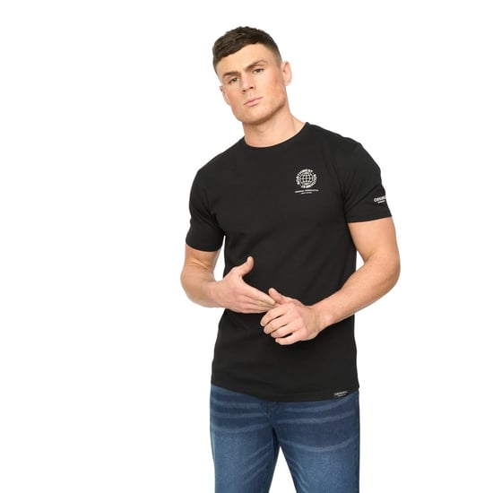 Crosshatch - "Chittingtons" T-Shirt für Herren (Schwarz) - Image 4