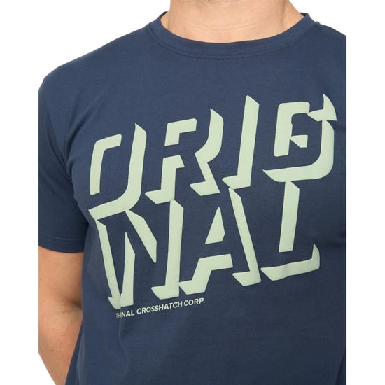 Crosshatch - "Protrax" T-Shirt für Herren, Baumwolle (Marine) - Image 3