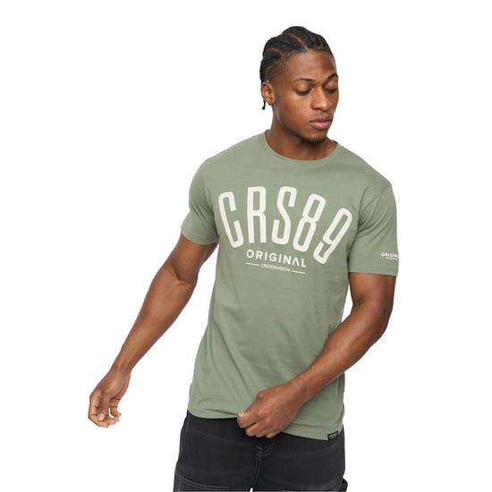 Crosshatch - "Hallfell" T-Shirt für Herren (Oliv) - Image 3
