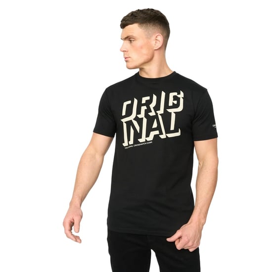 Crosshatch - "Protrax" T-Shirt für Herren, Baumwolle (Schwarz) - Image 1