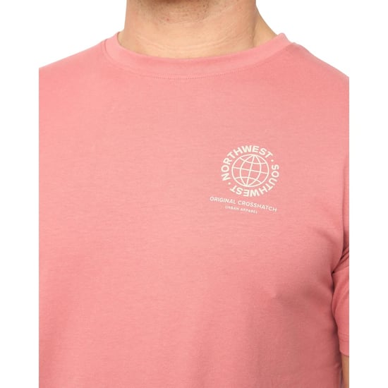 Crosshatch - "Chittingtons" T-Shirt für Herren (Pink) - Image 3