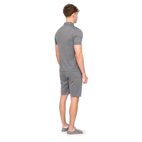Duck and Cover - "Medford" Polo und Shorts Set für Herren, Alltag (Grau) - Image 2
