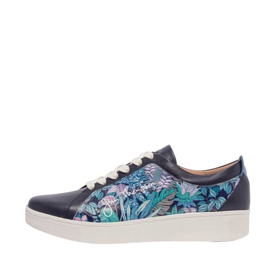 Fit Flop - "Jim Thompson" Sneaker für Damen, Leder (Blau) - Image 2