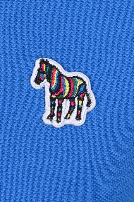 PAUL SMITH REG FIT ZEBRA POLO BLUE - Image 3
