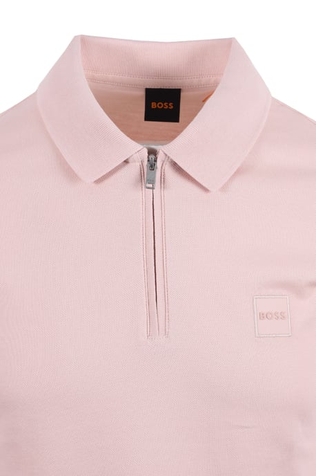 Boss Orange PASSERZIP POLO OPEN PINK - Image 2