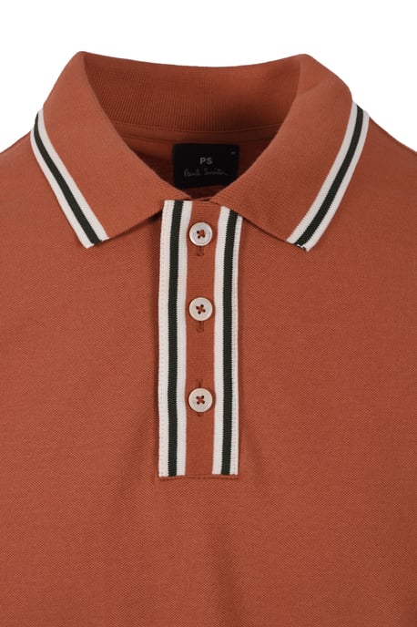 PAUL SMITH REG FIT POLO SHIRT RED - Image 2