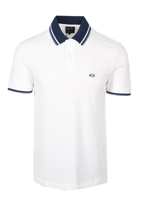 ARMARNI EXCHANGE POLO SHIRT OFF WHITE - Image 1
