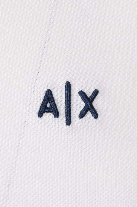 ARMARNI EXCHANGE POLO SHIRT OFF WHITE - Image 3
