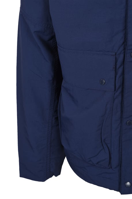 FRED PERRY CROPPED RIPSTOP PARKA TENNIS BLUE - Image 4