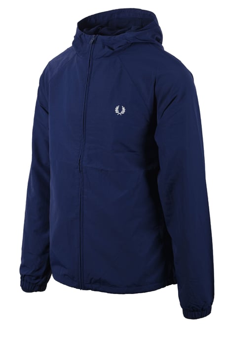 FRED PERRY HOODED SHELL JACKET FRENCH NAVY - Image 2