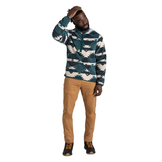 Craghoppers - "Tatton II" Fleece-Oberteil für Herren, mit halbem Reißverschluss (Viridiangrün) - Image 3