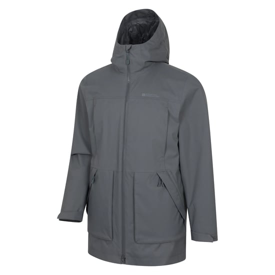 Mountain Warehouse - "Harbour" Jacke, wasserfest für Herren (Grau) - Image 3