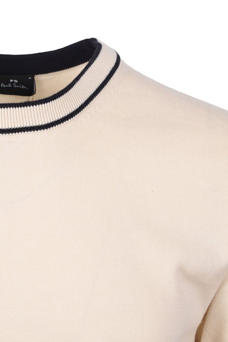 PAUL SMITH SWEATER SS T-SHIRT WHITE - Image 2