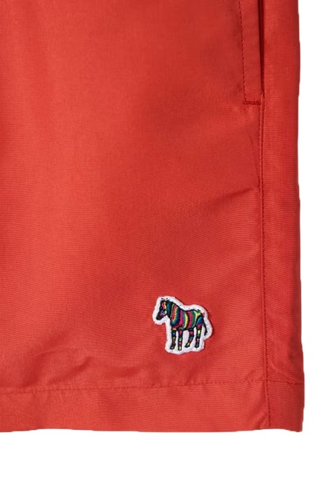 PAUL SMITH ZEBRA SWIM SHORTS SALMON PINK - Image 2