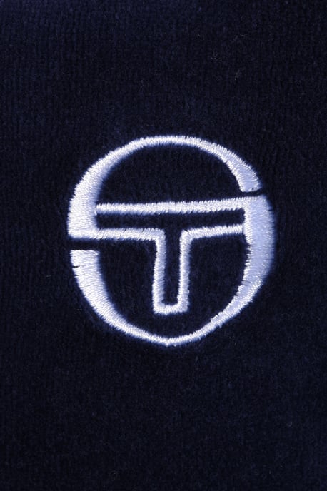 SERGIO TACCHINI TASSO VELOUR TRACK TOP MARITIME BLUE/WHITE - Image 3