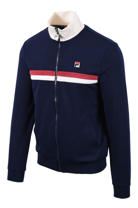 FILA ENRICO TRACK JACKET FILA NAVY/GARDENIA/GARNET - Image 2