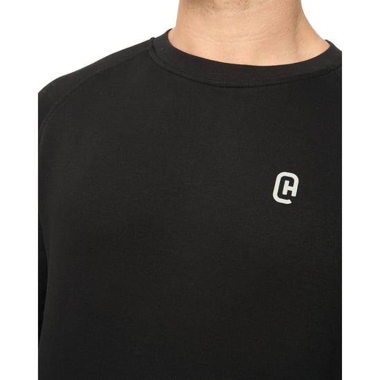 Crosshatch - "Cresswill" Sweatshirt für Herren (Schwarz) - Image 3