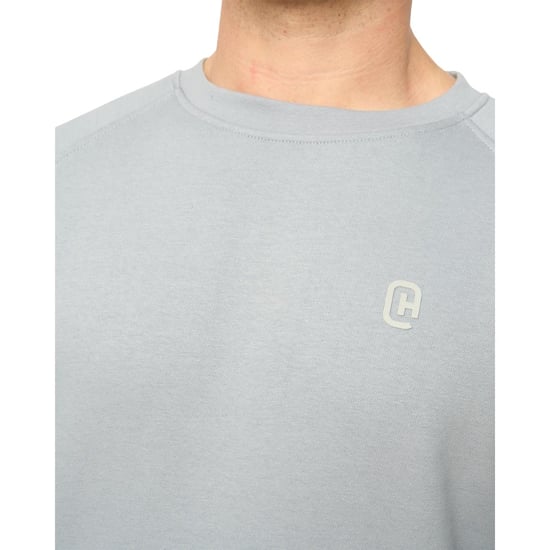 Crosshatch - "Cresswill" Sweatshirt für Herren (Stahlblau) - Image 3