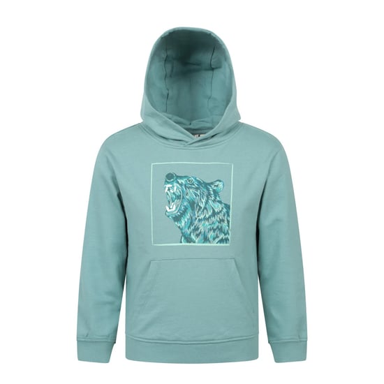 Mountain Warehouse - Kapuzenpullover für Kinder, Leuchtet im Dunkeln (Hellblau) - Image 1