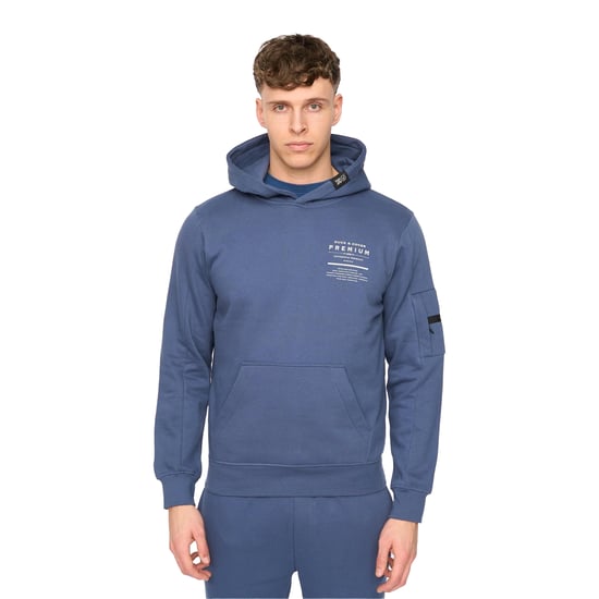 Duck and Cover - "Rayland" Kapuzenpullover für Herren, Baumwollmischung (Jeansblau) - Image 1