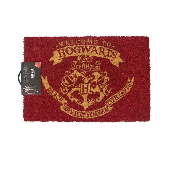 Harry Potter offizielle Welcome To Hogwarts Türmatte (Rot) - Image 1