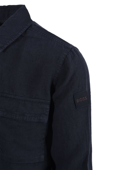 Boss Orange BOSS LOCKY SHIRT DARK BLUE - Image 3