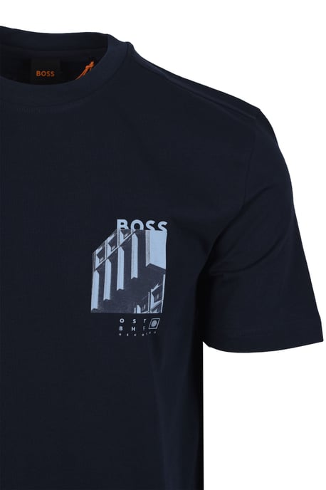 Boss Orange TE_BOARD TSHIRT DARK BLUE - Image 2